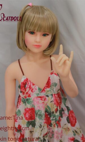 CADOLL + CAT DOLL  115CM Tina TPE Mini Sex Doll