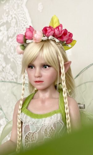 CADOLL + CAT DOLL  60CM Sasha Silicone Mini Sex Doll (Elf Ear)