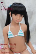 CADOLL + CAT DOLL  Q 108cm Asian tone Mini Sex Doll – Petite TPE Body with Realistic Features